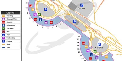 Térkép Nemzetközi repülőtér Rio de Janeiro