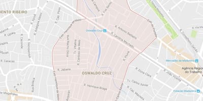 Térkép Oswaldo Cruz