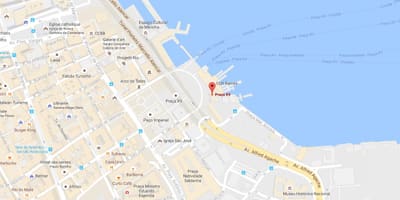 Térkép Praça Quinze