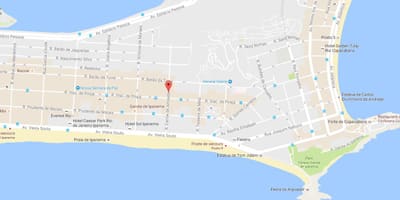 Térkép quartier meleg Rio de Janeiro