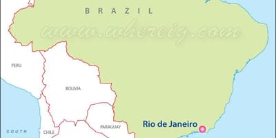 Térkép Rio de Janeiro a Brazília