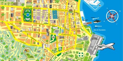 Térkép Rio de Janeiro központjában