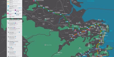 Térkép Rio de Janeiro szállítja