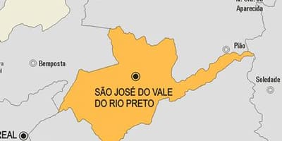 Térkép São José do Vale do Rio Preto önkormányzat