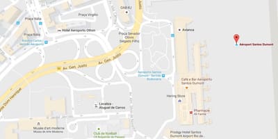 Térkép Santos Dumont repülőtér