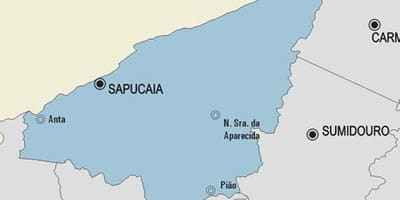 Térkép Sapucaia önkormányzat