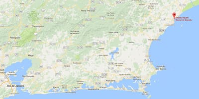 Térkép stadion Cláudio Moacyr de Azevedo