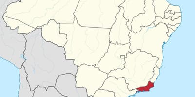 Térkép State of Rio de Janeiro