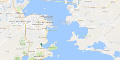 Térkép strand a Botafogo