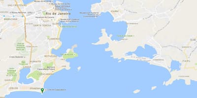 Térkép strand Diabloról