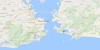 Térkép strand Piratininga