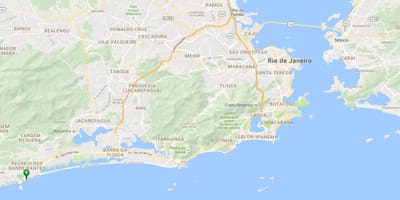 Térkép strand Recreio dos Bandeirantes