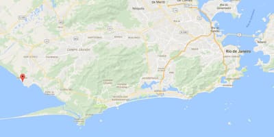 Térkép strand Sepetiba