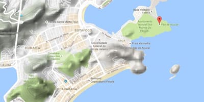 Térkép Sugarloaf Hegy