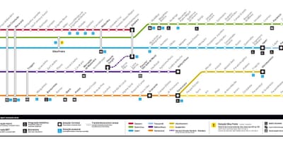Térkép SuperVia Rio de Janeiro